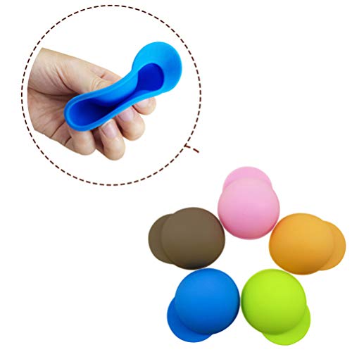 Tampa de silicone divertida Cabilock 10 peças para tampa de refrigerante, tampa de proteção contra p