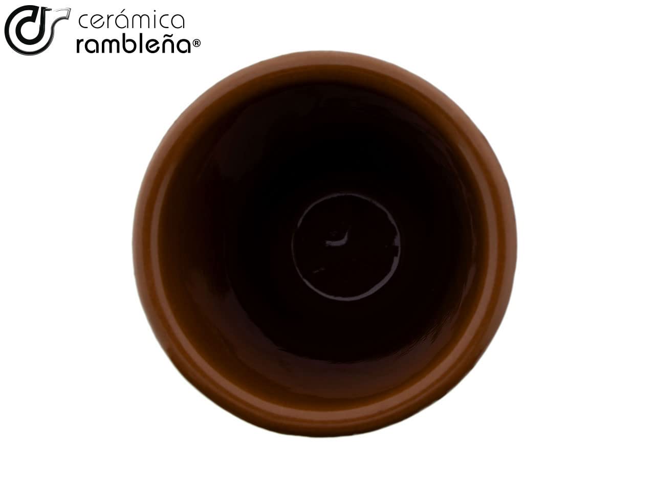 CERÁMICA RAMBLEÑA Set 4 Bicchieri Da Birra In Terracotta Rossa - Artigianali, Modello 03, 330 Ml, Fatto In Spagna - 2