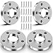 ECCPP 5x112 Wheel Spacers 20mm 5x112mm to 5x112mm HubCentric Wheel Spacer Compatible fit for Mercedes Benz W219 W210 W211 W212 C230 C240 C320 66.6mm W/10 Lug Bolts(12x1.5 Studs 4X)