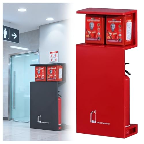Feuerlöscher-Schrank, Edelstahl, korrosionsbeständig und rostfrei, Displaybox für gewerbliche und private Nutzung