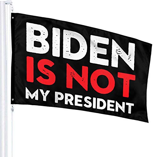 Gosawel Biden is Not My President Flag 3' X 5' Ft Banner Breeze Flag