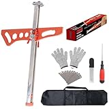 Litigers Drywall Cutting Tool Kit,Drywall Cutter Kit for Wall,Build,Decoration,Gypsum Board Cutting with 23 Wheels