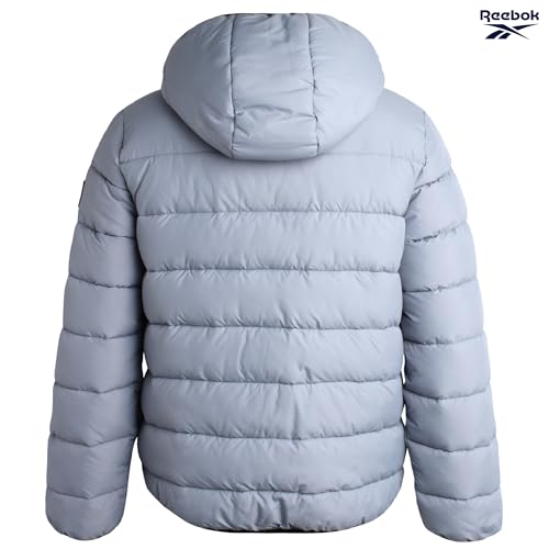 Image of Reebok Mens Heavyweight Sherpa Lined Puffer Parka, Quilted Ski Jacket