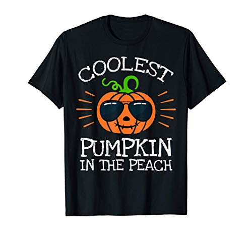 Kids Coolest Pumpkin In The Patch Halloween Boys Girls Gift Maglietta