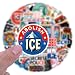 Abolish ICE Stickers,55PCs,Laptop Decals Gift Cute Cool Kawaii Decorations DIY,Stickers for Hydro Flask (ICE)
