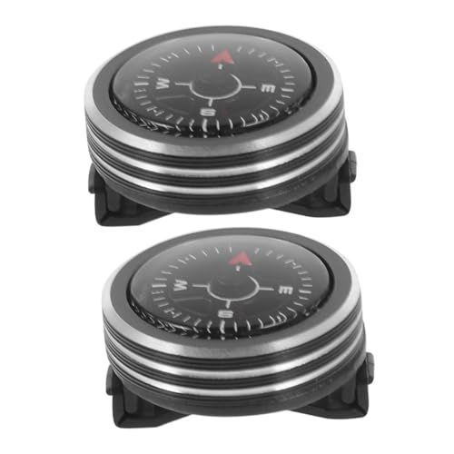 Brújula para hombre metálica desmontable para reloj, portátil miniatura 1