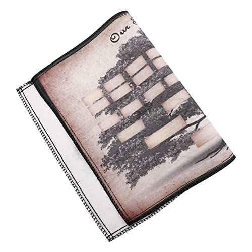 TOGEVAL Familien Stammbaum Poster Canvas 36x24cm Handschriftlich Ausfüllbar Genealogie Wanddekoration Langlebiges Ahnentafel Diagramm Zur Familiengeschichte