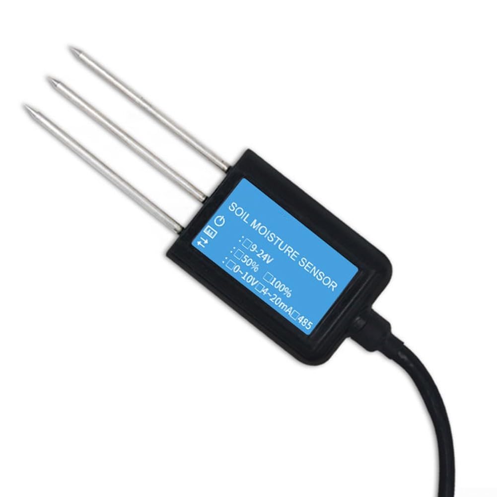 Sensore di umidità del suolo, IP68, senza fili, con app per giardino, igrometro di suolo preciso per irrigazione delle piante, 123 mm (D)