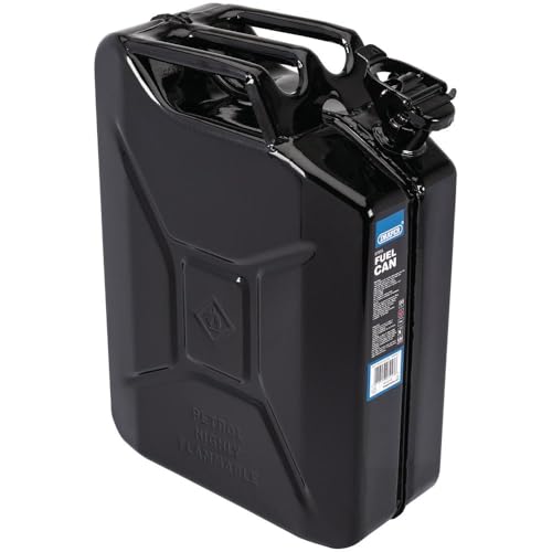 Draper 07257 20L Steel Fuel Can (Black)
