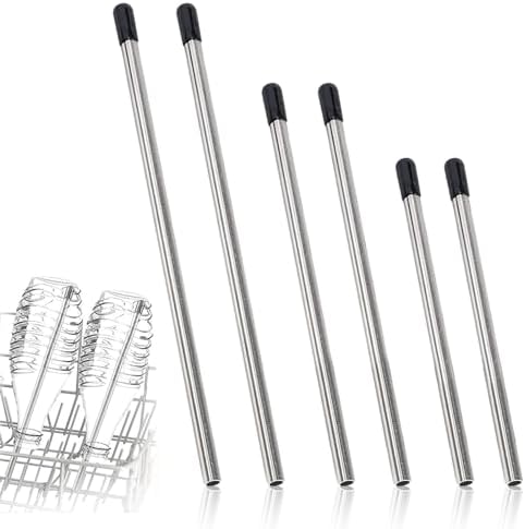 5 Toilettenspülketten Aus Edelstahl - 25cm, Universell Passend