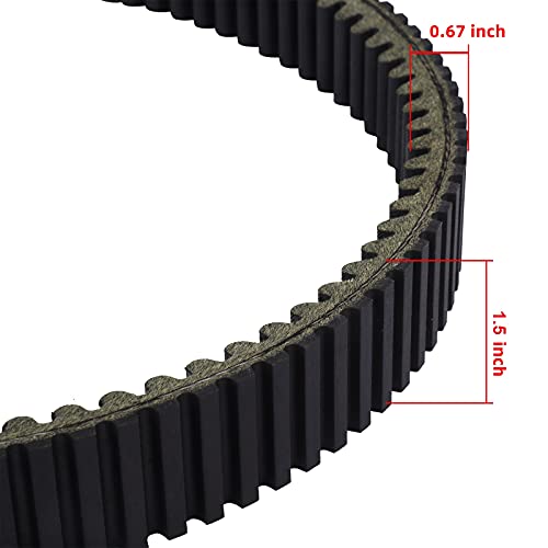 Minstar Drive Belt Replace No.3211202 3211186 50C4289 Compatible With Polaris Rzr Pro Xp /Rzr Pro Xp 4 / Rzr Xp 4 Turbo (S,Eps) /Rzr Xp Turbo (S,Eps) /Rzr Turbo S (S4). #TOP5