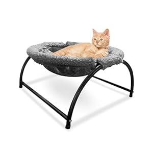 Large Cat Hammock Bed – Cozy Cat Hammocks for Large Cats, Raised Pet Bed, Cat Bed Hammock for Cats or Dogs, Raised Pet Hammock Cat Chair for Indoor Cats, Cat Accessories for Indoor Cats, Cat Couch Bed