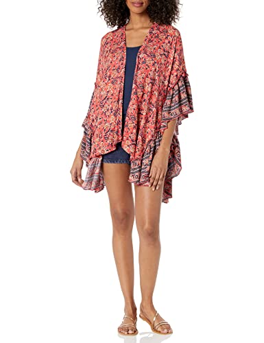 Angie Women's Ruffle Sleeve Kimono