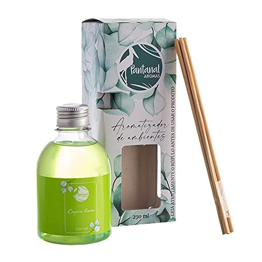 Aromatizador de Ambiente Capim Limão 270 ml Pantanal Aromas