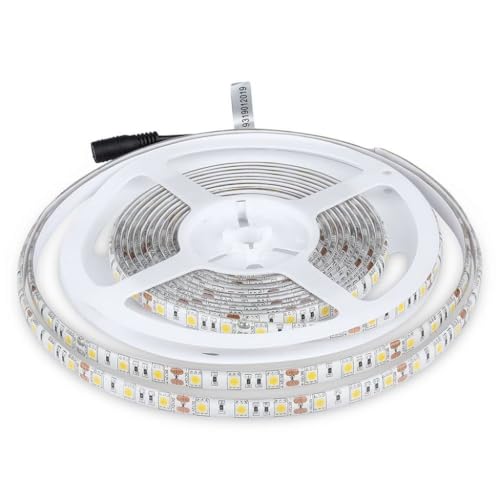 300 leds SMD 5050 strips 5 m natuurlijk wit licht lijm