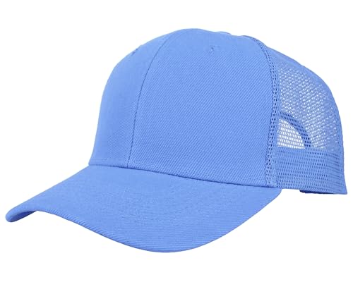 Image of Gelante Mesh Trucker Baseball Cap Snapback Hat Structured Front Panel