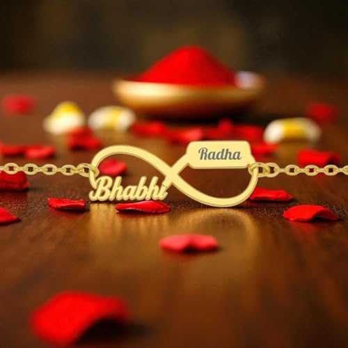 Image of PersonalisedRakhi For Brother | Best & TrendyRakhi for bhai | Customized nameRakhi for Rakshabandhan