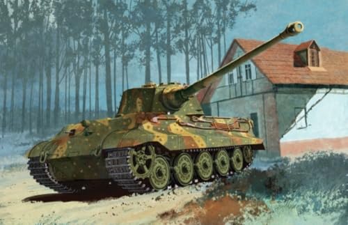 Char King Tiger Henschel Dragon DR6209 miniature à monter pour passionné d'histoire 1/35