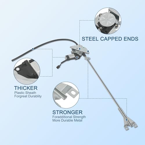 Power Window Regulator with Motor Compatible with Freightliner Argosy 1999-2011 Century Class 2003-2011 Columbia Coronado 2005-2010 Front Right Passenger Side