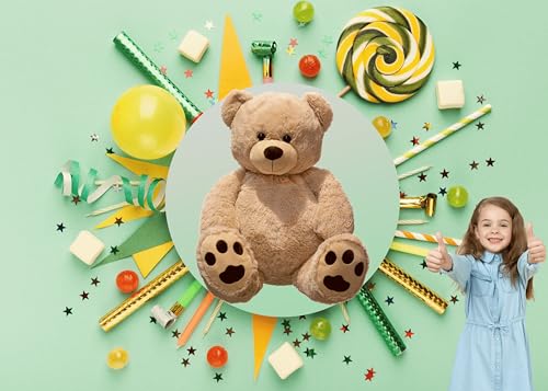 Lifestyle & More Riesen Teddybär Kuschelbär XXL 100 cm groß Plüschbär Kuscheltier samtig weich