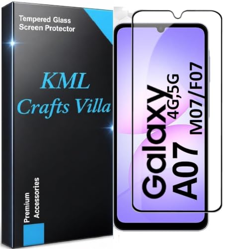 Image of HD, Scratch, Tear Resistant Edge to Edge Tempered Glass Screen Protector Guard Suitable For Samsung Galaxy M07 5G / F07 5G