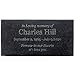 In Loving Memory Black Granite Memorial or Sympathy Gift. Add your Personalized Text and Dates. Offered in a Variety of Sizes to Meet your Needs and Budget (8 x 4 x 1