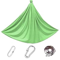 Aerial Yoga Hängematte Set - 200kg Tragkraft Mit Beschlägen Blau 150x280cm