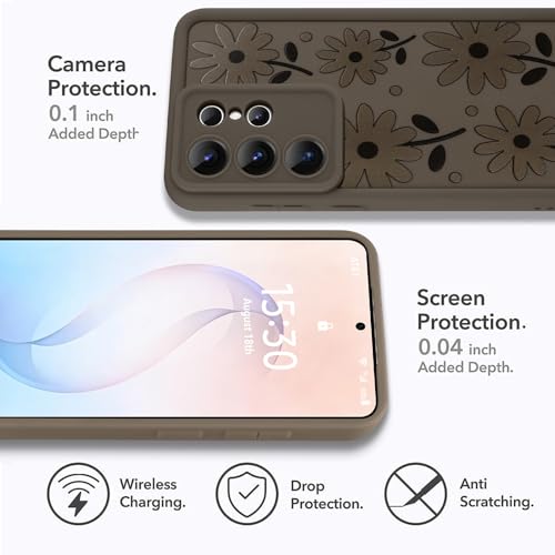 Image of Compatible with Samsung Galaxy S26 Ultra Case, Brown