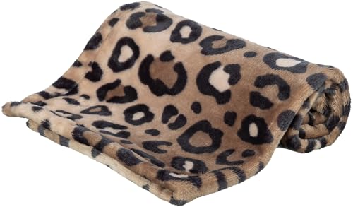 Trixie Couverture pour Chien Leo, Coussin Moelleux pour Chien Marron, 70 x 50 cm - Panier Confortable pour Chien en Peluche Douce - 374249
