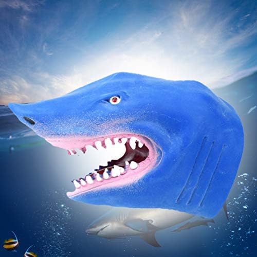 TOYANDONA 1pcs Rubber Shark Glove Puppet Shark Hand Puppet FBeach & Bath Toy Role Play Toy Hand Puppet Toy Sensory Toys for Children Toddler Kids