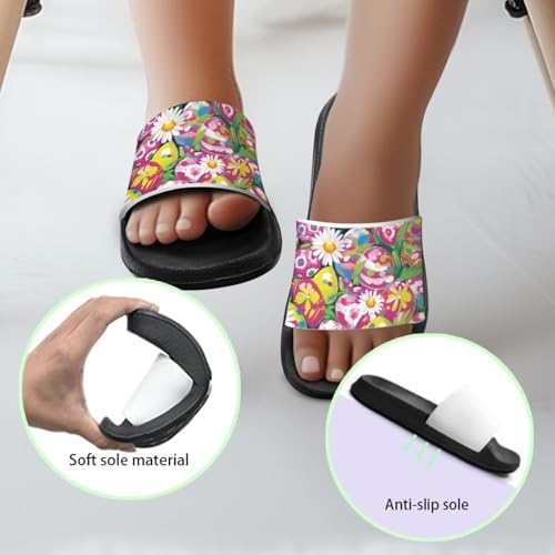 Slip On Sandals for Boys Girls Lightweight Animals Print Drying Shower Slides Suitable for Beach Days3