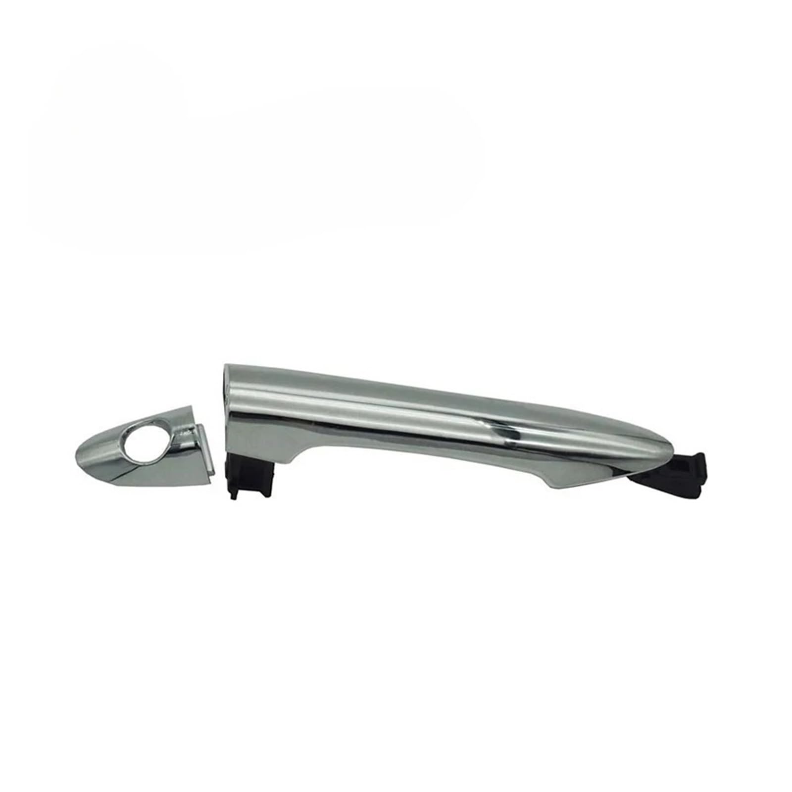 Pacsci 82661-1Y020 Fr Car Outer Door Handle For Kia For Picanto For Morning 2011-2016 82651-1Y020 82661-1Y020 82651-1Y000 1Y050 Silvery Car Door Handle Exterior Black Chrome(82661-1Y020 Fr)