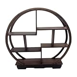 siduytin Beeindruckender Präsentationsständer für Sammlerstücke, Regaltisch zur Hervorhebung von Vasen und Buddha Statuen mit starker und stabiler Unterstützung, hölzerner Ausstellungsständer,