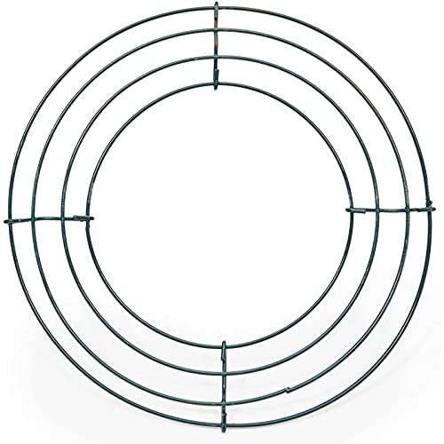 6 Pack Metal Wire Wreath Frame, 8 Inch Round Diy Floral Wreaths Crafting For Christmas Door Decorations #TOP1