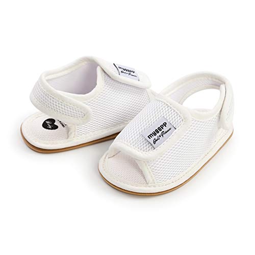 Image of RVROVIC Baby Boys Girls Sandals Premium Infant Summer Outdoor Shoes PU Lightweight Soft Anti-Slip Sole Toddler Prewalker