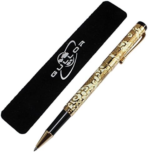 Gullor Advanced Rollerball Pen Jinhao 5000 Red and Gold Dragon Year with Gift Box