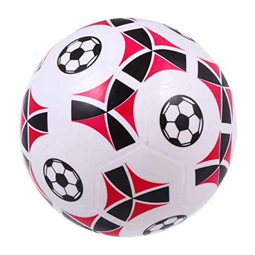 Abaodam golpea la Pelota Toys Infantiles Balón de natación balón fútbol inflador Juguete de fútbol Juguete de Bola de PVC Pelota Inflable de polivinilo Rojo
