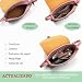 Imagen de LaRechor Bolso Bandolera para Mujer Pequeño con Cerradura Antirrobo