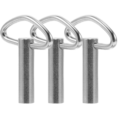 CIYODO Music Box Key Accessories 3Pcs Metal Triangle Winding Keys Replacement for DIY Music Box Mechanism Portable Clockwork Tool Effort Saving