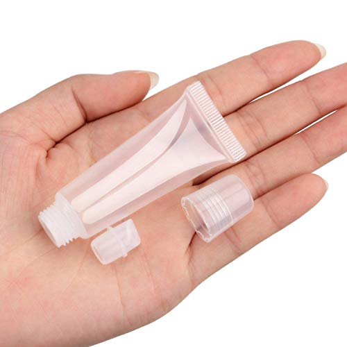 15 Ml Empty Refillable Mini Clear Lip Gloss Balm Cosmetic Containers Makeup Accessories Soft Empty Tubes 20 Pcs #TOP1
