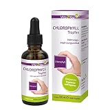Chlorophyll Tropfen - 100ml - 3000 Tropfen - aus Alfalfa - natürliches Chlorophyllin - flüssig - Großpackung - Premium Qualität