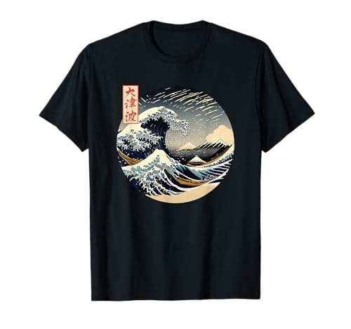 The Great Wave Kanagawa Streetwear Japonais T-Shirt