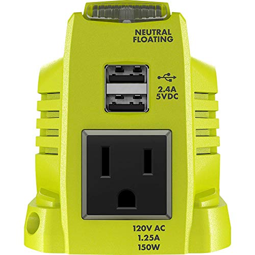 RYOBI 150-WATT Power Source for ONEAND 18V Battery Tool ONLY RYI150BG - image 4