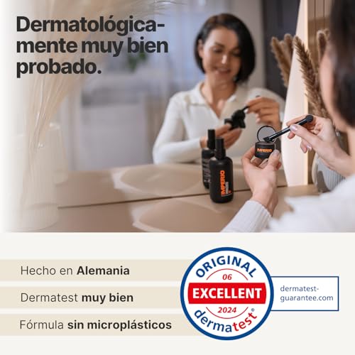 IMPERIO Spray de Acabado para Polvo Retoca Raices - Premium Spray Fijador Pelo con Efecto Anti-frizz para un Acabado Sedoso - Color y Sellado de Polvo, laca ligera para el pelo - 250ml - imagen 8