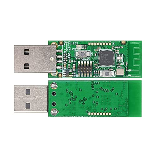 Lysee 3D Printer Parts & Accessories - USB Sniffer Dongle Protocol Analyzer Module CC2531 Sniffer Packet Module JR Deals - (Color: Green)
