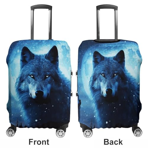 Wolfs Printed Luggage Cover Protector, Fits 18-32 Inch Luggage3