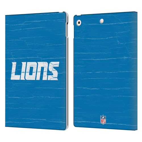 Protection iPad 10.2 NFL Detroit Lions étui cuir portefeuille