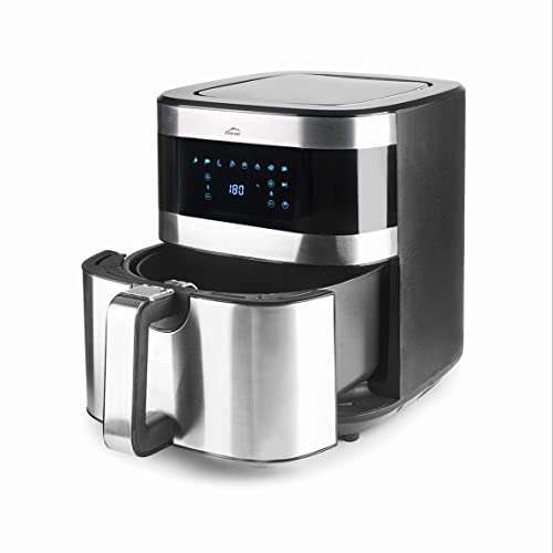 Lacor - 69511 - Ecofry Ölfreie Fritteuse, Heißluftfritteuse mit TotalCook-Technologie, Heißluftfritteuse mit exklusivem Rezeptbuch in 3 Sprachen, Touchscreen, 8 Programme, 1500 W, Kapazität 5.5L – Bild 6
