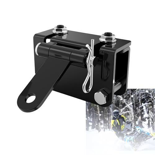 Universal Snowmobile Bumper Hitch,Adjustable Heavy Duty Steel Snowmobile Sled Trailer