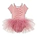 JFTMY Filles Robe De Ballet Pour Enfants Fille Vêtements De Danse Enfants Ballet Costumes Pour Filles Danse Justaucorps Fille Scène Dancewear (Color : Pink, Size : Height 130cm)